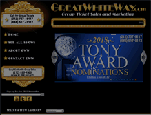 Tablet Screenshot of greatwhiteway.com